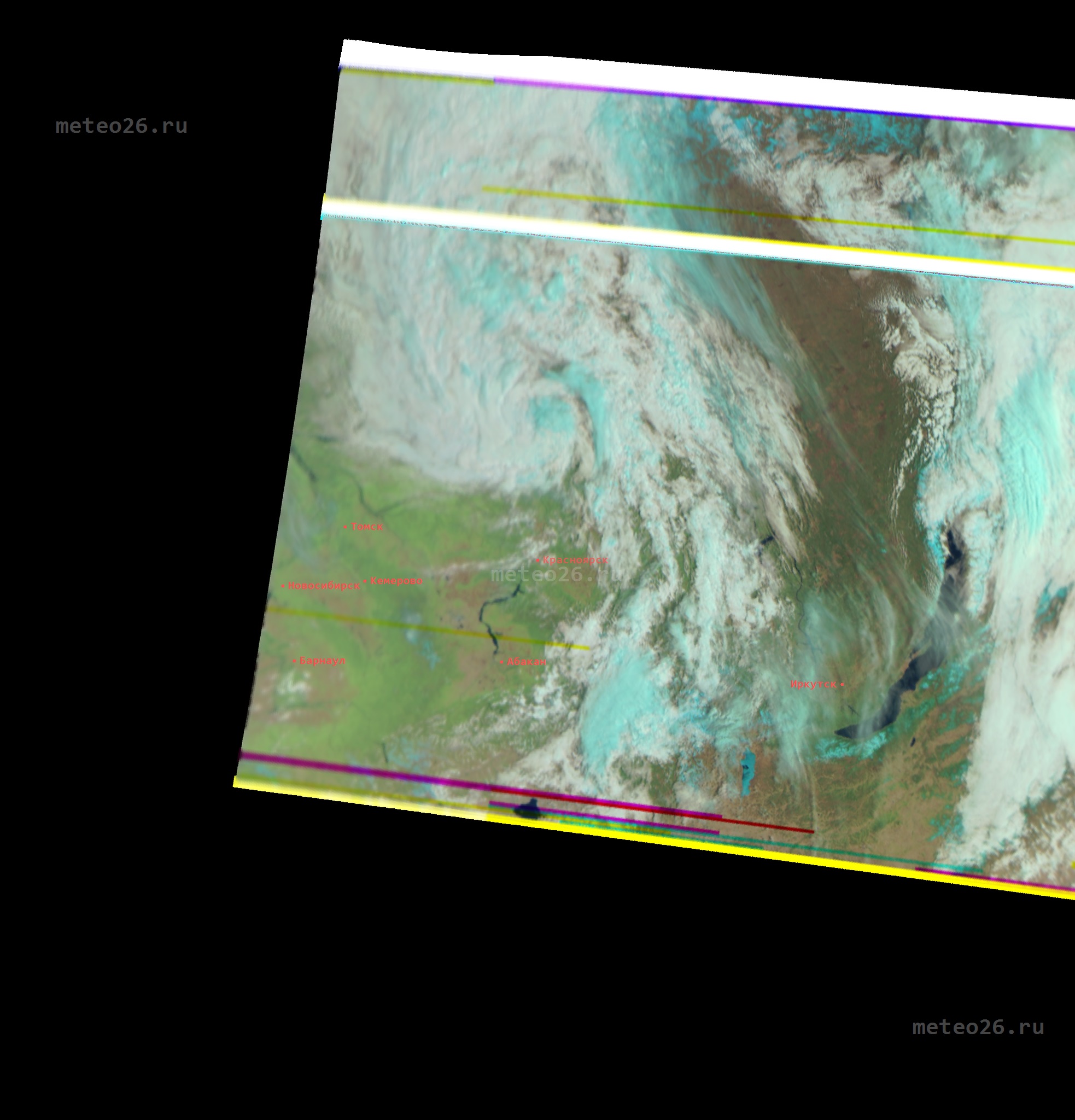 Снимки со спутника «Метеор-М № 2» / Погода в Железногорске ...